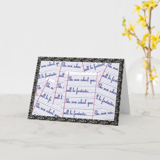 新学期 カード (黄色い花)