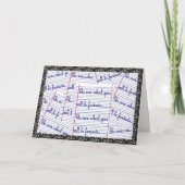 新学期 カード (正面)