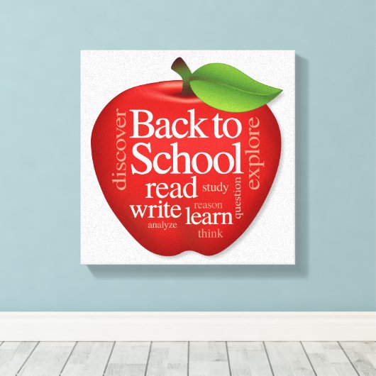 新学期 キャンバスプリント (インサイチュ (ウッドフロア))