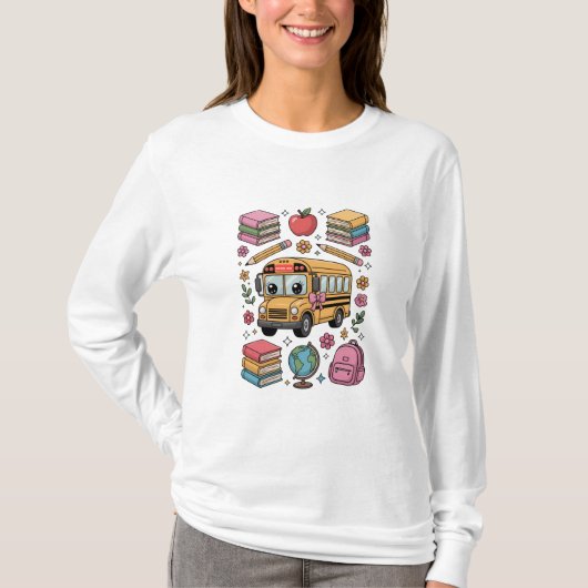 新学期 コケット先生 幼稚園 プリK Tシャツ (正面)