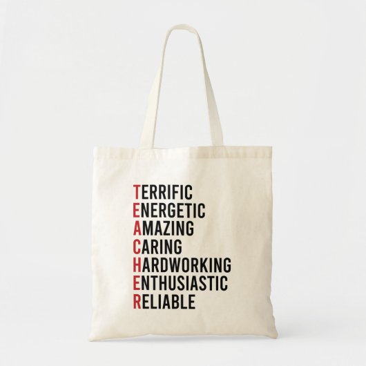 新学期:シックとモダン先生 トートバッグ (正面)