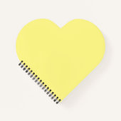 新学期、シンプルライトイエローオーソリティ® ノートブック (正面)