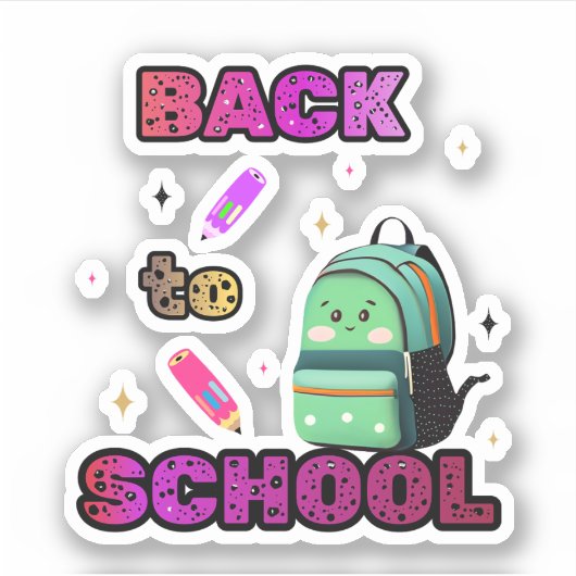 新学期 シール (正面)