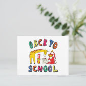 新学期 – ステイ・セーフ ポストカード (スタンド正面)