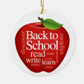 新学期 セラミックオーナメント (正面)