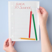 新学期 チラシ (手)