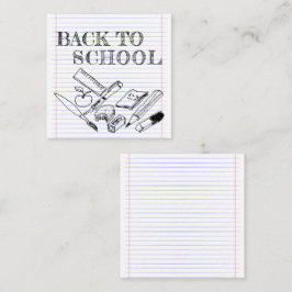 新学期 ノートカード