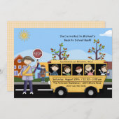 新学期-パーティの招待状 招待状 (正面/裏面)