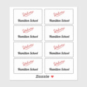 新学期 – ビジターステッカー シール (シート)