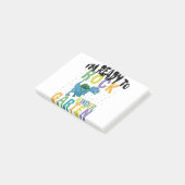 新学期 プレK恐竜デザインTシャツ ポストイット (アングル)