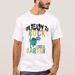 新学期 プレK恐竜デザインTシャツ Tシャツ
