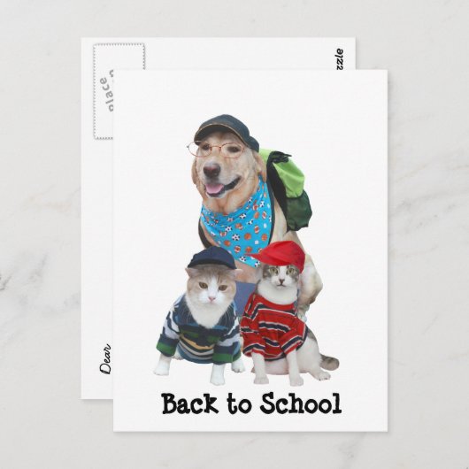 新学期 ポストカード (正面/裏面)