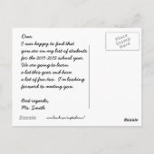 新学期 ポストカード (裏面)