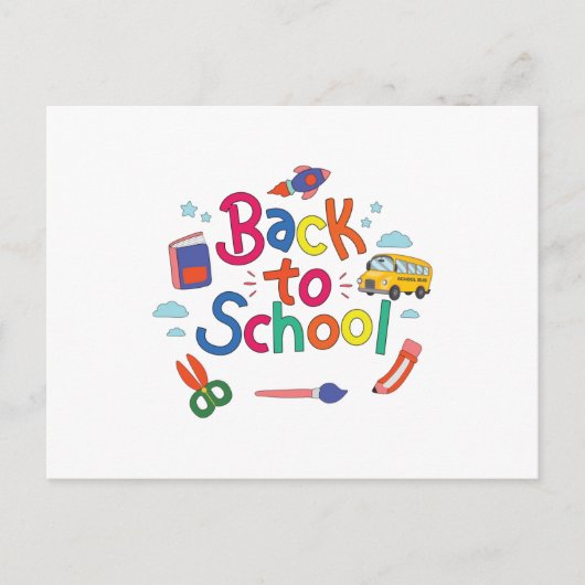 新学期 ポストカード (正面)