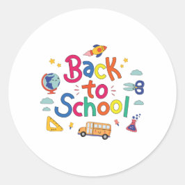 新学期 ラウンドシール