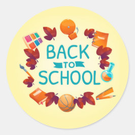 新学期 ラウンドシール