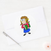 新学期 ラウンドシール (封筒)