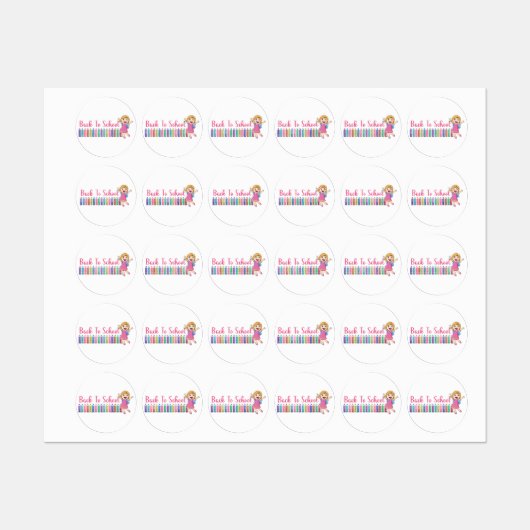 新学期 ラベル (シート)