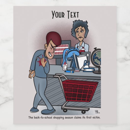 新学期 ワインラベル (シングルラベル)