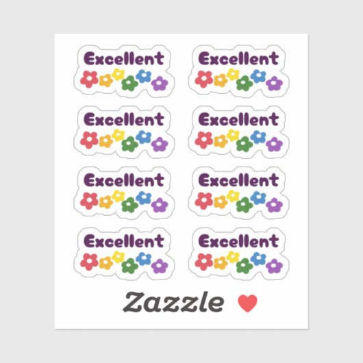 新学期「優秀」スタンプ シール (シート)