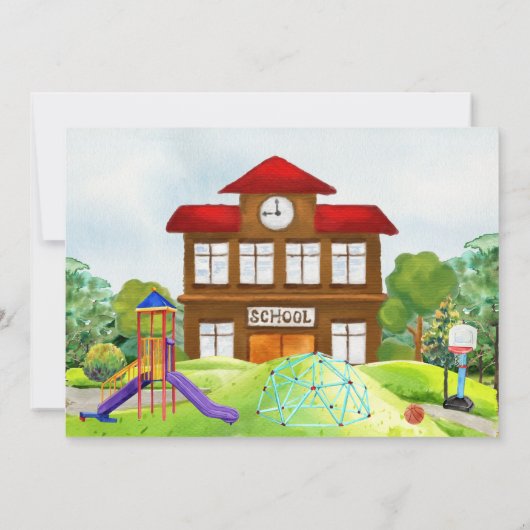 新学期 |先生オープンハウスに参加 招待状 (裏面)