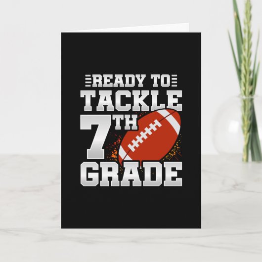 新学期-先生学生 – 7年生 カード (正面)