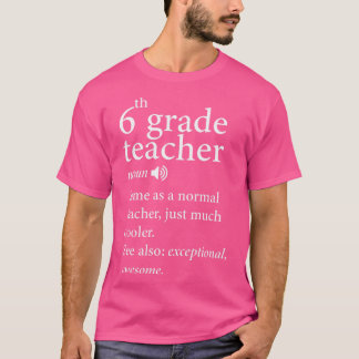新学期 – 六級 – 先生 – 定おもしろい義 – Tシャツ