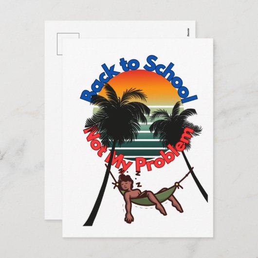 新学期、問題ではない シーズンポストカード (正面/裏面)