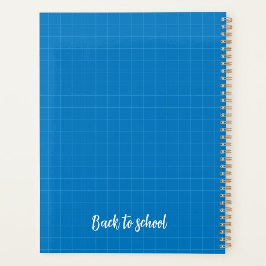 新学期。学校のシール プランナー手帳 (裏面)