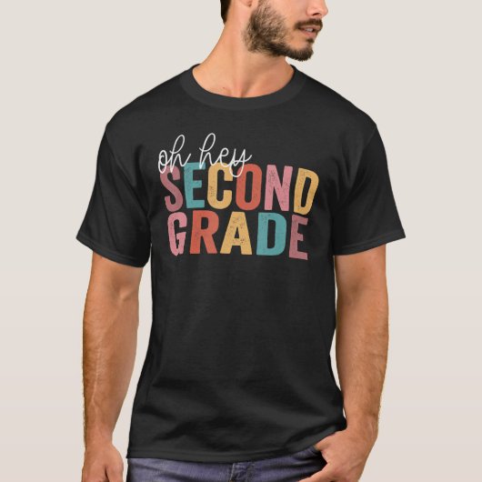 新学期 学生 先生 あっこんにちは 2年目 Tシャツ (正面)