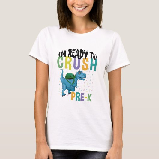 新学期 幼稚園年少組 ダイナソー Tシャツ (正面)