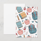 新学期 招待状 (正面/裏面)