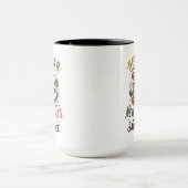 新学期+新しい生徒+同じコーヒー先生マグ マグカップ (中央)