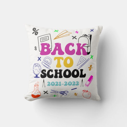新学期 最高の|学校初日の贈り物 クッション (正面)