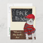 新学期 案内ポストカード (正面/裏面)