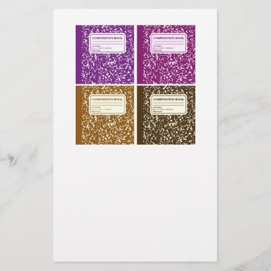 新学期/構成ノートブック 便箋 (正面)