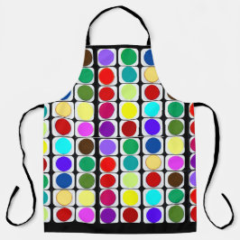 新学期、水彩画、 エプロン