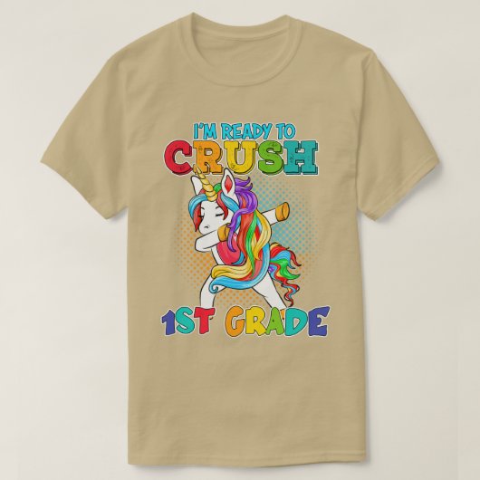 新学期 – 私は1年生を粉砕する準備ができている Tシャツ (デザイン正面)