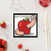 「新学期」 APPLE スタンダードカクテルナプキン (インサイチュ)