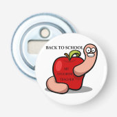 「新学期」 APPLE 栓抜き (正面)