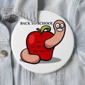 「新学期」 APPLE 缶バッジ (インサイチュ)