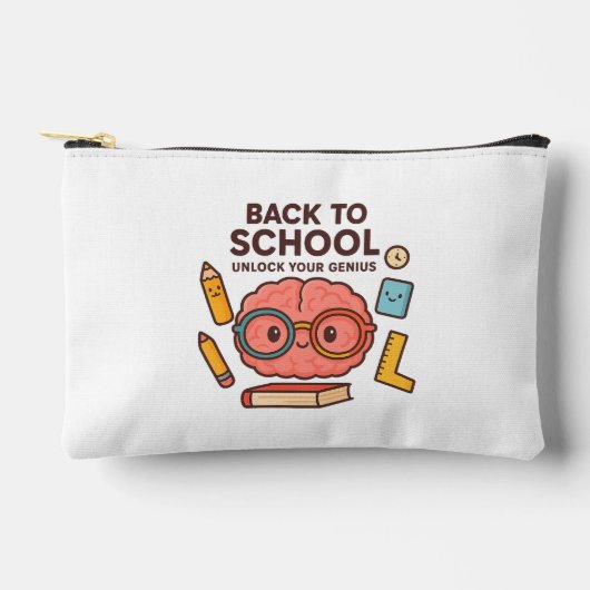 新学期- Genius Backpackのロックを解除 アクセサリーポーチ (正面)