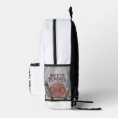 新学期- Genius Backpackのロックを解除 プリントバックパック (右)