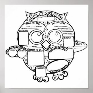 新学期!Owl All About Meのポスター ポスター
