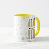 新学期 | Pencilsカスタム先生コーヒー マグカップ (正面右)