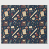 新学期- Steampunkゴシックパレット(DARK) ラッピングペーパー (フラット)