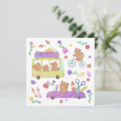 新学期: Teddy's Ready for School カード (スタンド正面)