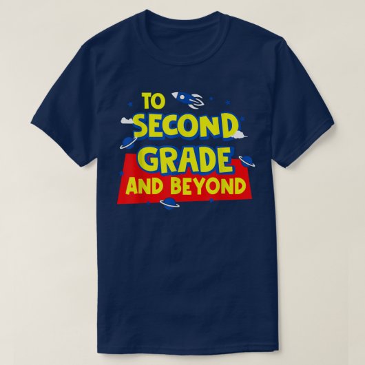 新学期Aロケットを越えて2級 Tシャツ (デザイン正面)