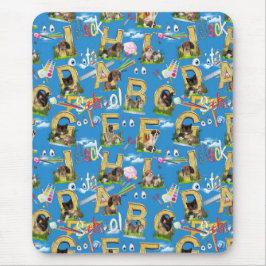 新学期ABCリピートデザイン マウスパッド