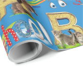 新学期ABCリピートデザイン ラッピングペーパー (ロールコーナー)